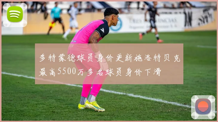 多特蒙德球员身价更新施洛特贝克最高5500万多名球员身价下滑